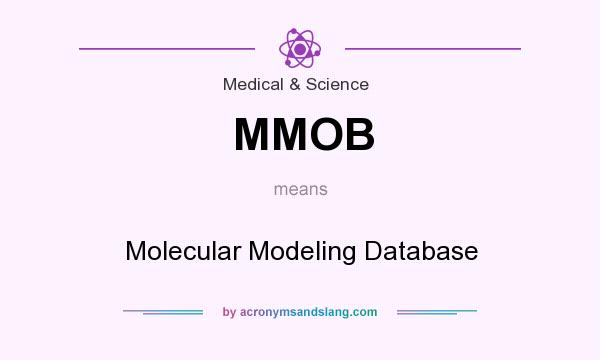 What does MMOB mean? It stands for Molecular Modeling Database