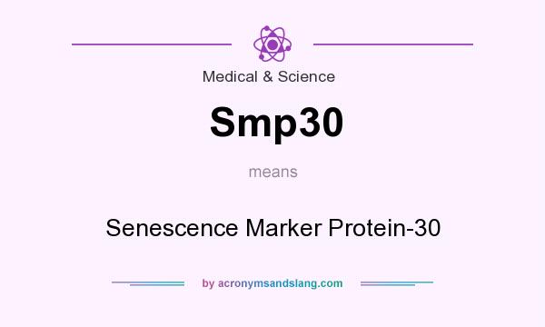 What does Smp30 mean? It stands for Senescence Marker Protein-30