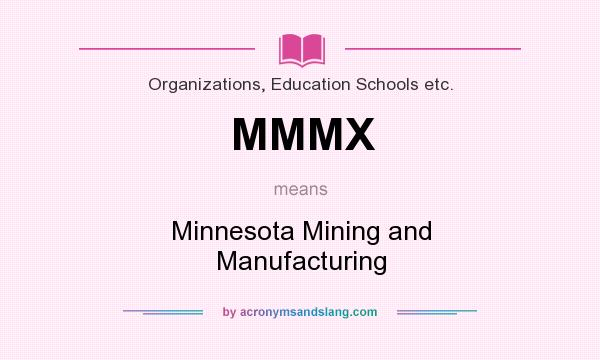 What does MMMX mean? It stands for Minnesota Mining and Manufacturing