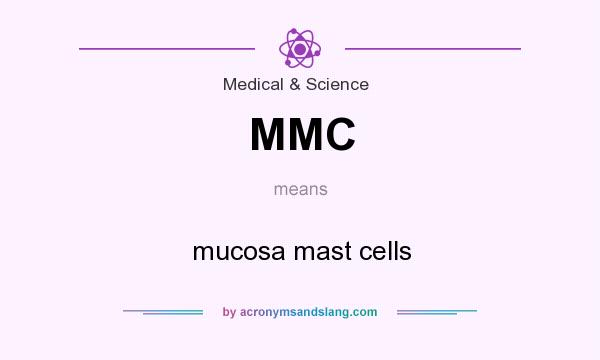 What does MMC mean? It stands for mucosa mast cells