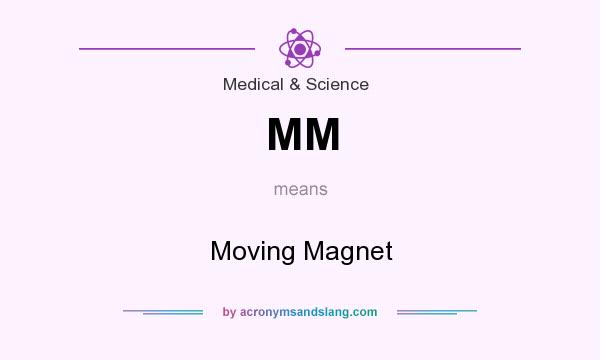 What does MM mean? It stands for Moving Magnet