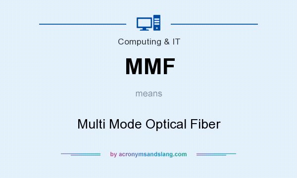 What does MMF mean? It stands for Multi Mode Optical Fiber