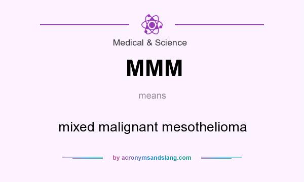 What does MMM mean? It stands for mixed malignant mesothelioma