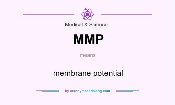 What does MMP mean? It stands for membrane potential