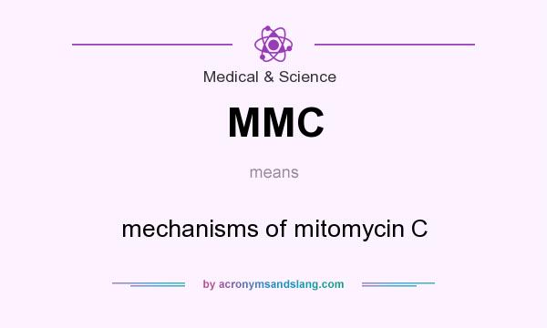 What does MMC mean? It stands for mechanisms of mitomycin C