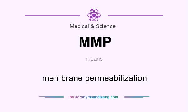 What does MMP mean? It stands for membrane permeabilization