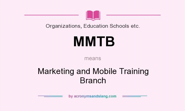 What does MMTB mean? It stands for Marketing and Mobile Training Branch