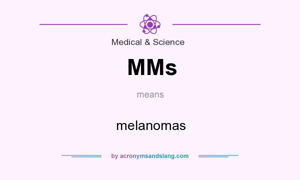 What does MMs mean? It stands for melanomas