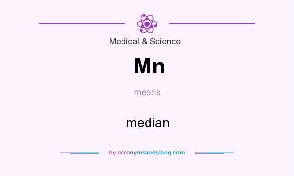 What does Mn mean? It stands for median