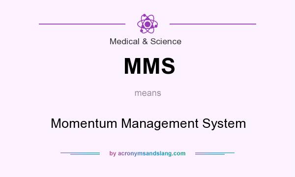 What does MMS mean? It stands for Momentum Management System