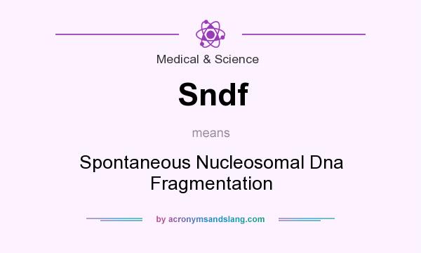 What does Sndf mean? It stands for Spontaneous Nucleosomal Dna Fragmentation