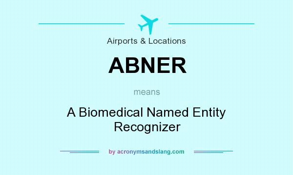 What does ABNER mean? It stands for A Biomedical Named Entity Recognizer