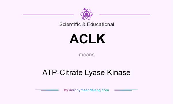 What does ACLK mean? It stands for ATP-Citrate Lyase Kinase