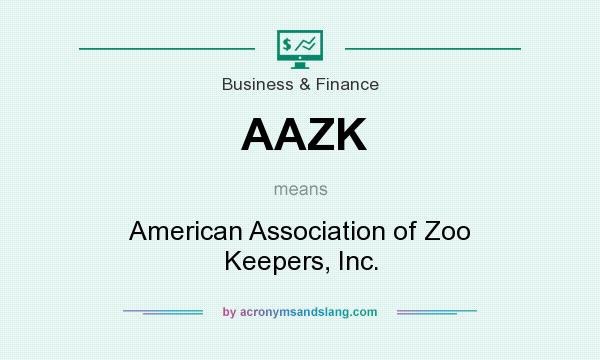 What does AAZK mean? It stands for American Association of Zoo Keepers, Inc.
