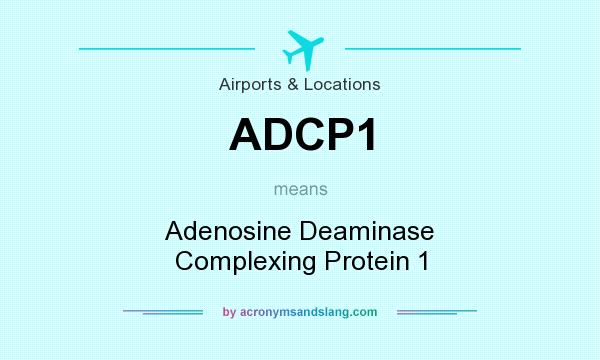 What does ADCP1 mean? It stands for Adenosine Deaminase Complexing Protein 1