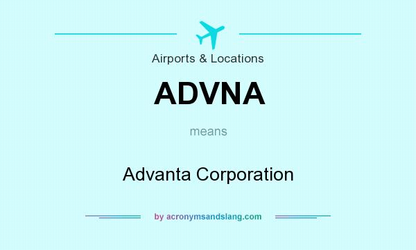 What does ADVNA mean? It stands for Advanta Corporation