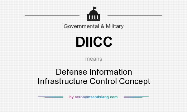 What does DIICC mean? It stands for Defense Information Infrastructure Control Concept