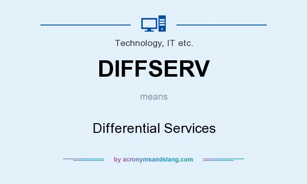 What does DIFFSERV mean? It stands for Differential Services