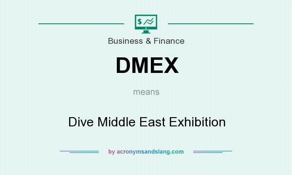What does DMEX mean? It stands for Dive Middle East Exhibition