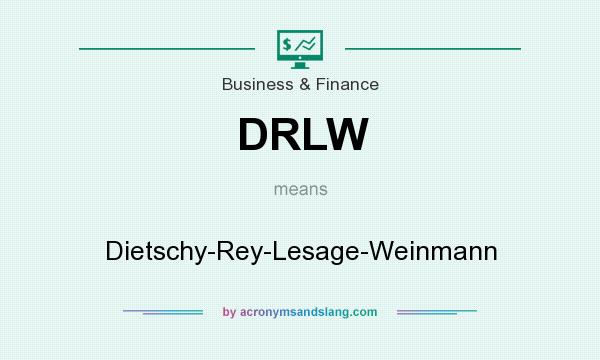 What does DRLW mean? It stands for Dietschy-Rey-Lesage-Weinmann