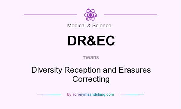 What does DR&EC mean? It stands for Diversity Reception and Erasures Correcting