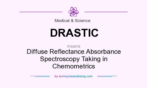 What does DRASTIC mean? It stands for Diffuse Reflectance Absorbance Spectroscopy Taking in Chemometrics