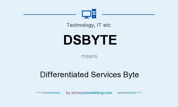 What does DSBYTE mean? It stands for Differentiated Services Byte