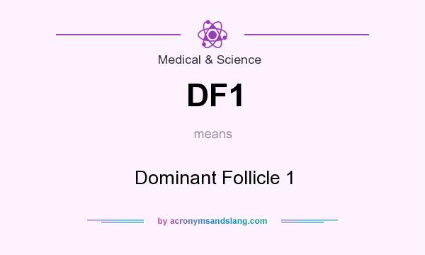 What does DF1 mean? It stands for Dominant Follicle 1