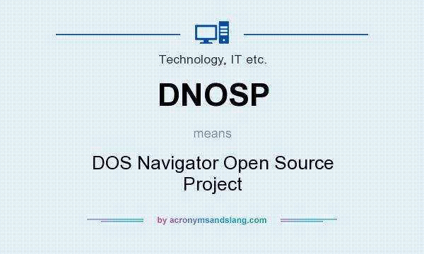 What does DNOSP mean? It stands for DOS Navigator Open Source Project