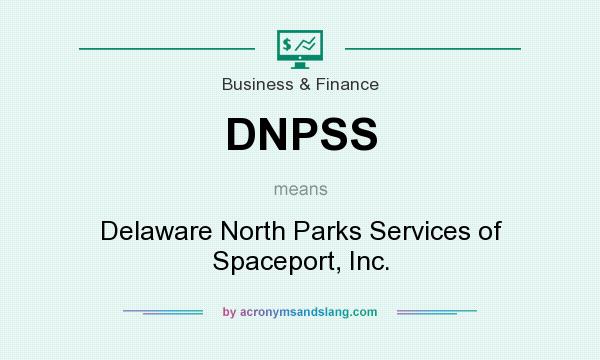What does DNPSS mean? It stands for Delaware North Parks Services of Spaceport, Inc.