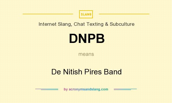 What does DNPB mean? It stands for De Nitish Pires Band