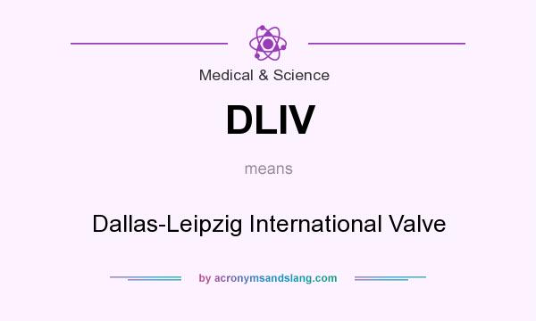 What does DLIV mean? It stands for Dallas-Leipzig International Valve
