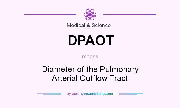 What does DPAOT mean? It stands for Diameter of the Pulmonary Arterial Outflow Tract