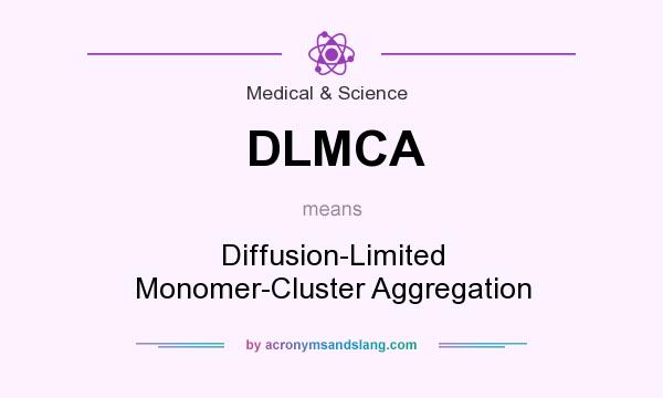 What does DLMCA mean? It stands for Diffusion-Limited Monomer-Cluster Aggregation