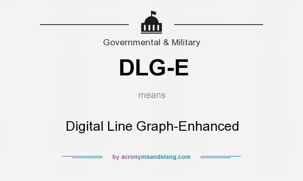 What does DLG-E mean? It stands for Digital Line Graph-Enhanced