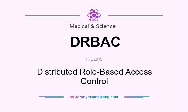 What does DRBAC mean? It stands for Distributed Role-Based Access Control