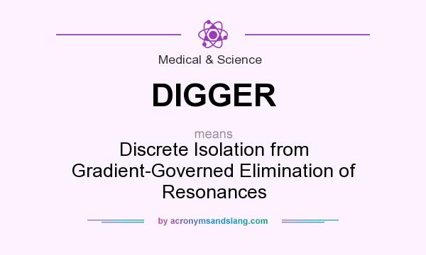 What does DIGGER mean? It stands for Discrete Isolation from Gradient-Governed Elimination of Resonances