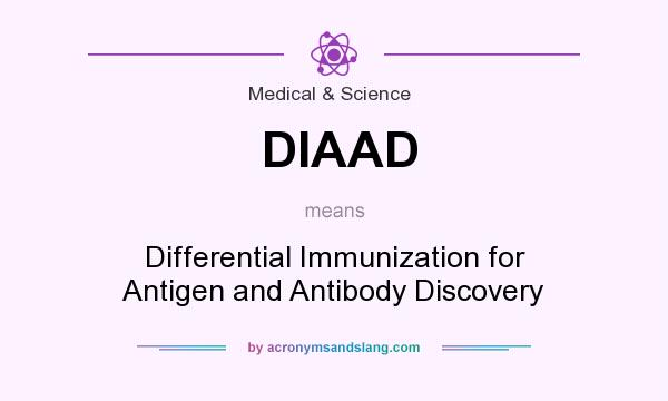 What does DIAAD mean? It stands for Differential Immunization for Antigen and Antibody Discovery