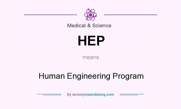 What does HEP mean? It stands for Human Engineering Program
