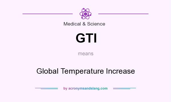 What does GTI mean? It stands for Global Temperature Increase