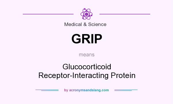 What does GRIP mean? It stands for Glucocorticoid Receptor-Interacting Protein
