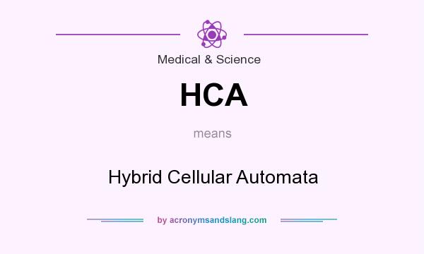 What does HCA mean? It stands for Hybrid Cellular Automata