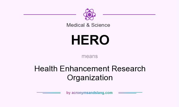 What does HERO mean? It stands for Health Enhancement Research Organization