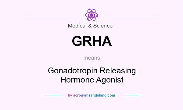 What does GRHA mean? It stands for Gonadotropin Releasing Hormone Agonist
