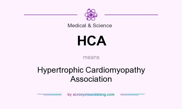 What does HCA mean? It stands for Hypertrophic Cardiomyopathy Association
