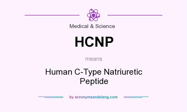 What does HCNP mean? It stands for Human C-Type Natriuretic Peptide