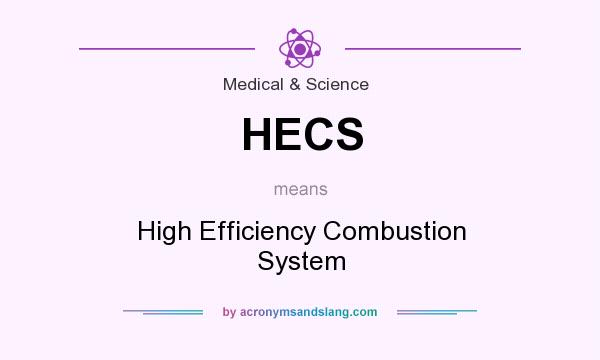 What does HECS mean? It stands for High Efficiency Combustion System