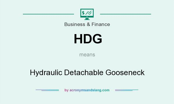What does HDG mean? It stands for Hydraulic Detachable Gooseneck
