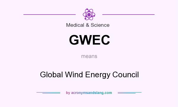 What does GWEC mean? It stands for Global Wind Energy Council