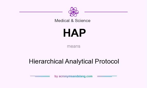 What does HAP mean? It stands for Hierarchical Analytical Protocol